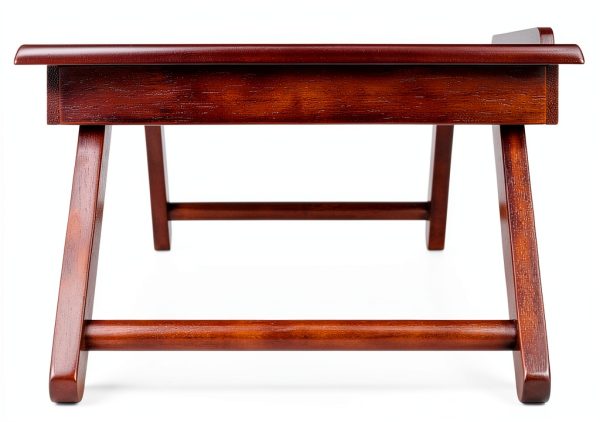 Winsome Walnut Folding Lap Desk Wood Workstation-2