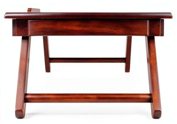 Winsome Walnut Folding Lap Desk Wood Workstation-7