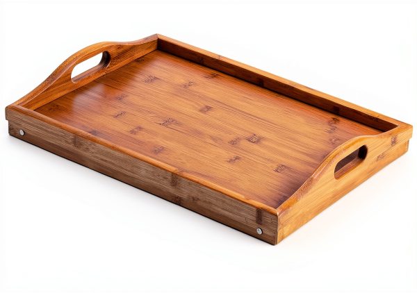 Bamboo Breakfast Tray HOME IT Folding Bed Table-6