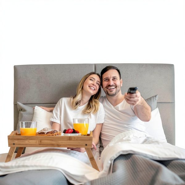 Bamboo Breakfast Tray HOME IT Folding Bed Table-1