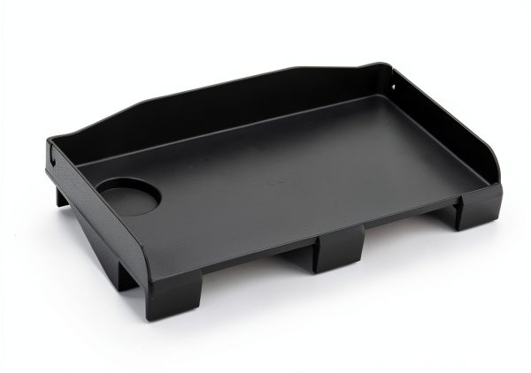 Modern Innovations Bedside Tray Black Plastic Food Drink-1