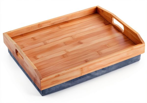 Bamboo Lap Tray Cedilis Sturdy Modern Design-4