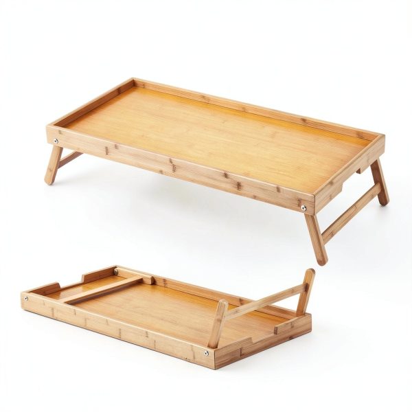 Geelin Bamboo Folding Tray Large Rustic Design-1
