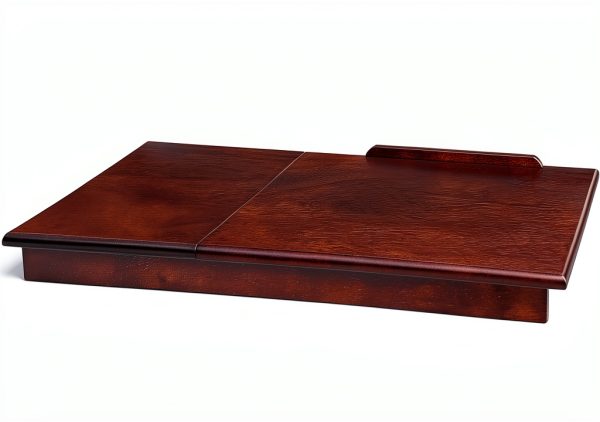 Winsome Walnut Folding Lap Desk Wood Workstation-10