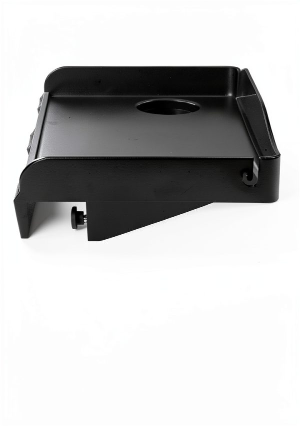 Modern Innovations Bedside Tray Black Plastic Food Drink-2