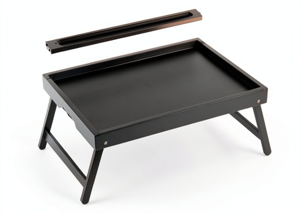 Artmeer Bamboo Breakfast Tray Foldable Tablet Holder Modern-1