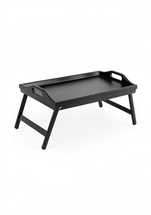 Jibanie Bamboo Breakfast Tray Lightweight Folding Bed Table-7