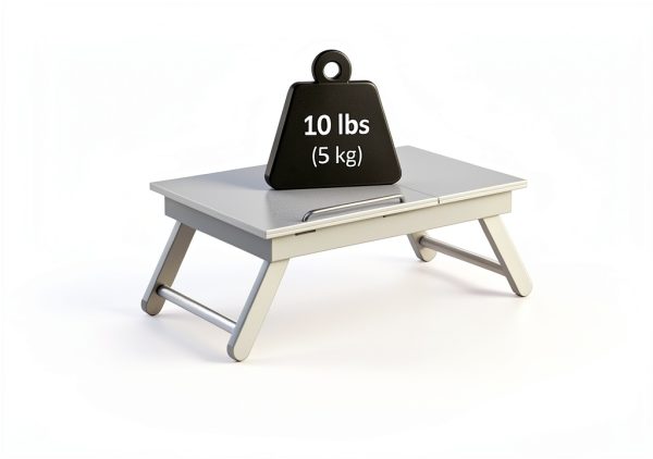 Winsome Walnut Folding Lap Desk Wood Workstation-14