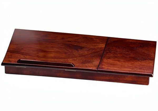 Winsome Walnut Folding Lap Desk Wood Workstation-9