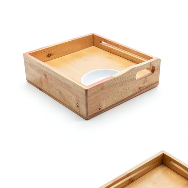 Bamboo Breakfast Tray HOME IT Folding Bed Table-2