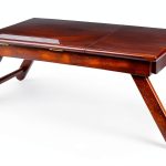 Winsome Walnut Folding Lap Desk Wood Workstation-0