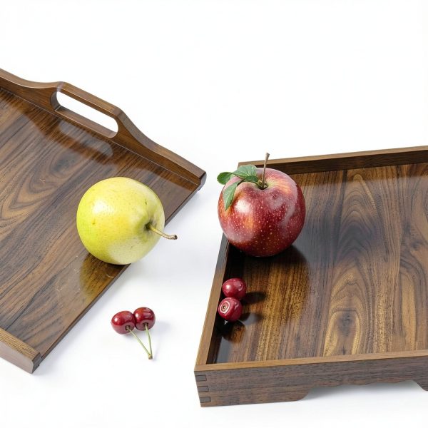 Artmalle Bamboo Breakfast Tray Foldable Rustic Kids Table-4