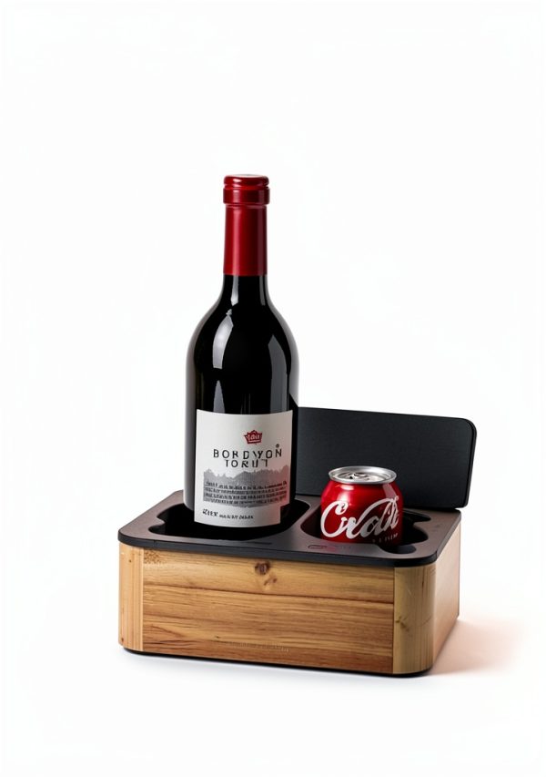 Hitseon Bamboo Silicone 9x9 Rotating Cup Holder-5