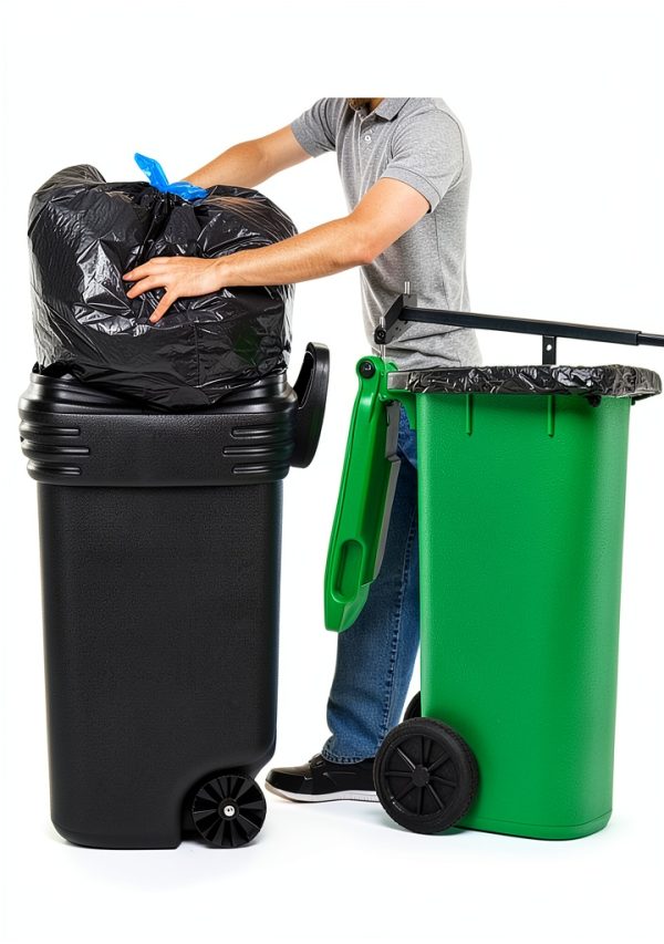 Wastemate Bin Compactor Manual Iron Wheelie Bin Compactor 120-660L-3