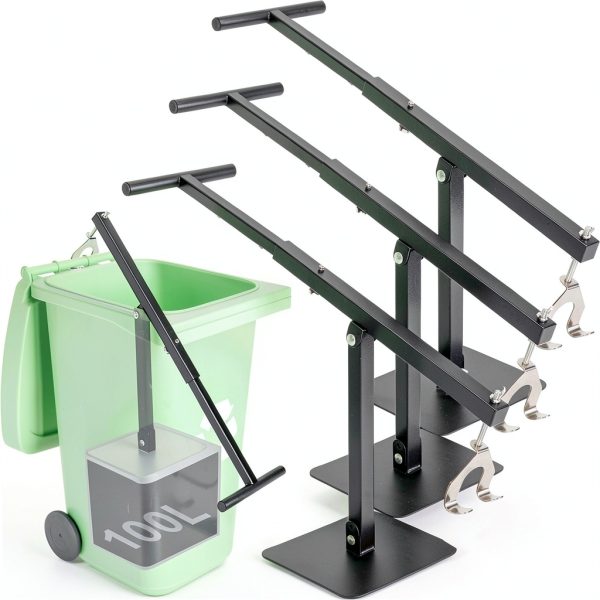 Touchless Manual Trash Compactor Generic - Iron Fits 60-100L Bins-0