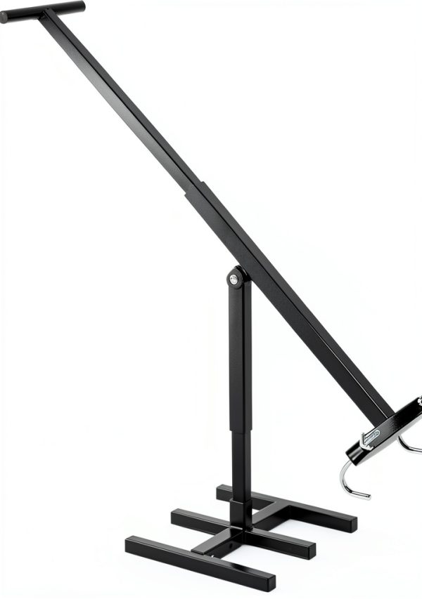Manual Trash Compactor Tool CWKISS Steel Press 35" Long Handle Black-6