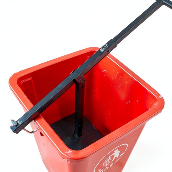Touchless Manual Trash Compactor Generic - Iron Fits 60-100L Bins-2