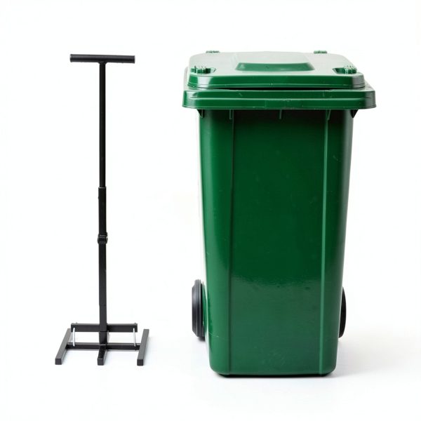 Wastemate Bin Compactor LUGLIEO Manual Black 20x20x15in-6