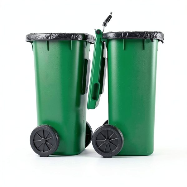 Wastemate Bin Compactor by Aghxysq Touchless Adjustable Height Black-4