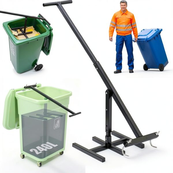 Generic Wastemate Bin Compactor, Trash Squasher for Kitchen, Garden, Restaurant, Office (1 PCS)-0
