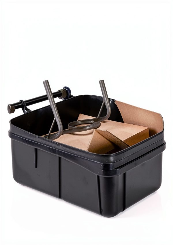 Wastemate Bin Compactor LUGLIEO Manual Black 20x20x15in-3