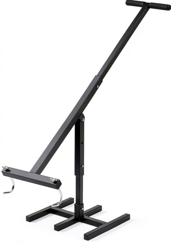 Touchless Manual Trash Compactor AFHGGZXZ 120L Steel Adjustable Handle-0