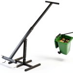 Wastemate Bin Compactor by Aghxysq Touchless Adjustable Height Black-0