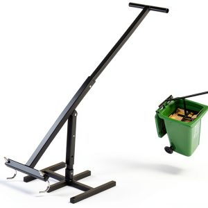Wastemate Bin Compactor by Aghxysq Touchless Adjustable Height Black-0