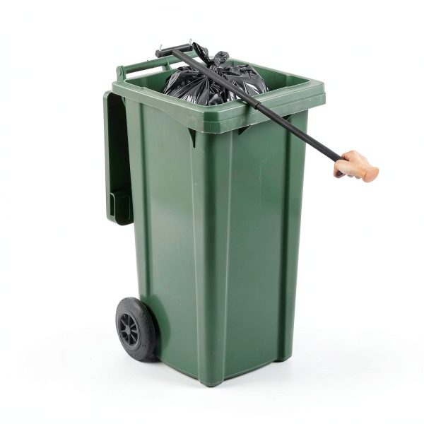 ikare Manual Trash Compactor, Handheld Waste Compaction Tool for Outdoor Use, Touchless Trash Can Compactor for 120-660L Wheelie Bins, Large Trash Compactor for Efficient Waste Management-2