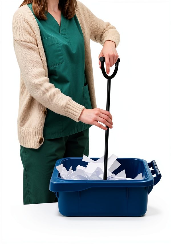 Trash Compactor by AMENER Metal Press for Kitchen & Outdoor Bins-5