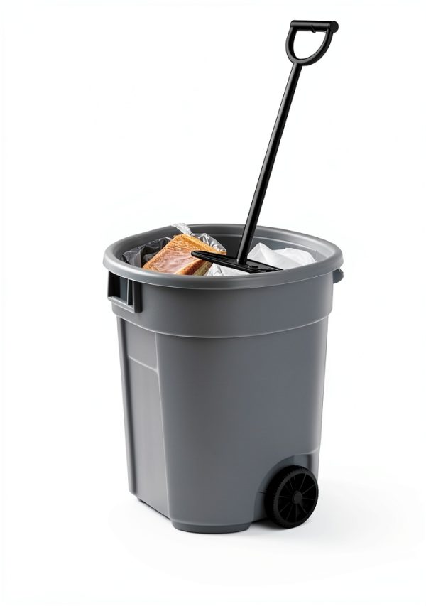 Trash Compactor by AMENER Metal Press for Kitchen & Outdoor Bins-2