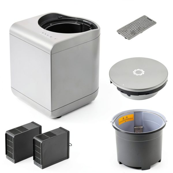 Airthereal Revive Food-to-Soil System, Odorless Countertop Electric Kitchen Composter, 1-Click Smart Operation, Powerful Sharksden Trinity Blade to Cycle Food Waste into Earth Nutrition-6