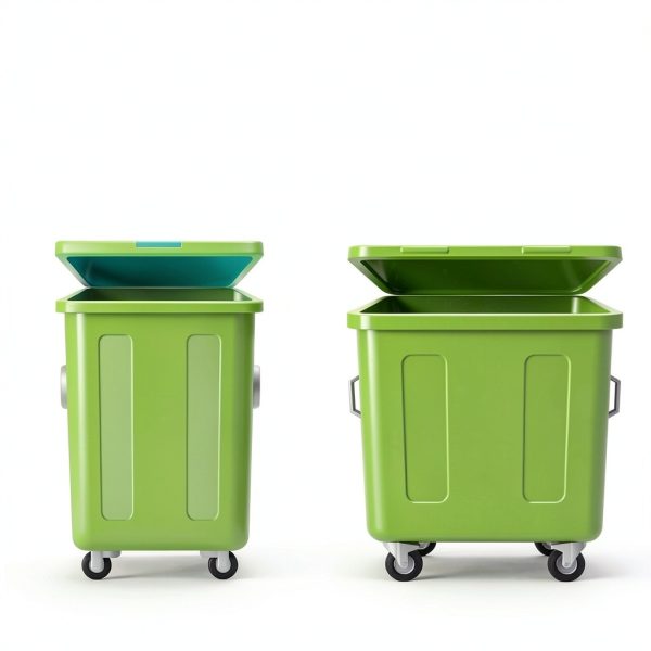 Wastemate Bin Compactor,Manual Trash Compactor,Household Wastemate Wheelie Bin Compactor, Trash Can Compactor with Adjustable Handle,Fit Use of Kitchen, Garden, Restaurant and Office (A)-6