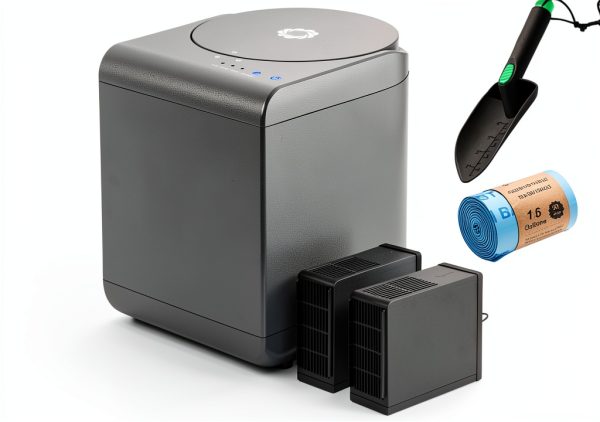 Airthereal Revive Food-to-Soil System, Odorless Countertop Electric Kitchen Composter, 1-Click Smart Operation, Powerful Sharksden Trinity Blade to Cycle Food Waste into Earth Nutrition-0