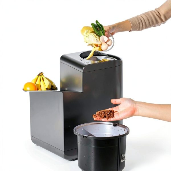 Airthereal Revive Food-to-Soil System, Odorless Countertop Electric Kitchen Composter, 1-Click Smart Operation, Powerful Sharksden Trinity Blade to Cycle Food Waste into Earth Nutrition-4