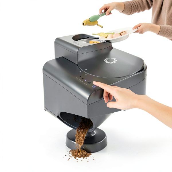 Airthereal Revive Food-to-Soil System, Odorless Countertop Electric Kitchen Composter, 1-Click Smart Operation, Powerful Sharksden Trinity Blade to Cycle Food Waste into Earth Nutrition-5