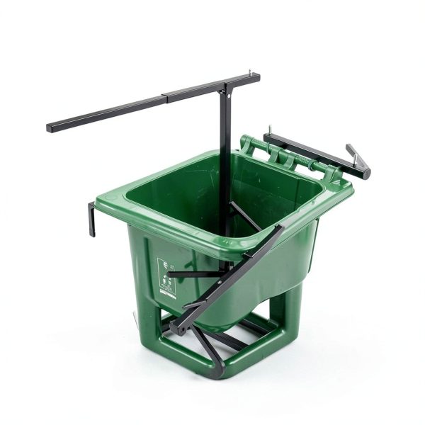 ikare Manual Trash Compactor, Handheld Waste Compaction Tool for Outdoor Use, Touchless Trash Can Compactor for 120-660L Wheelie Bins, Large Trash Compactor for Efficient Waste Management-4