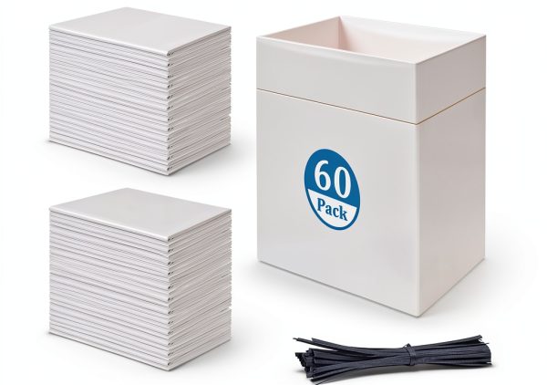 Trash Compactor Bags Foifatt 15‑inch Leak‑Proof 2.6 mil 60‑Bag Pack-0