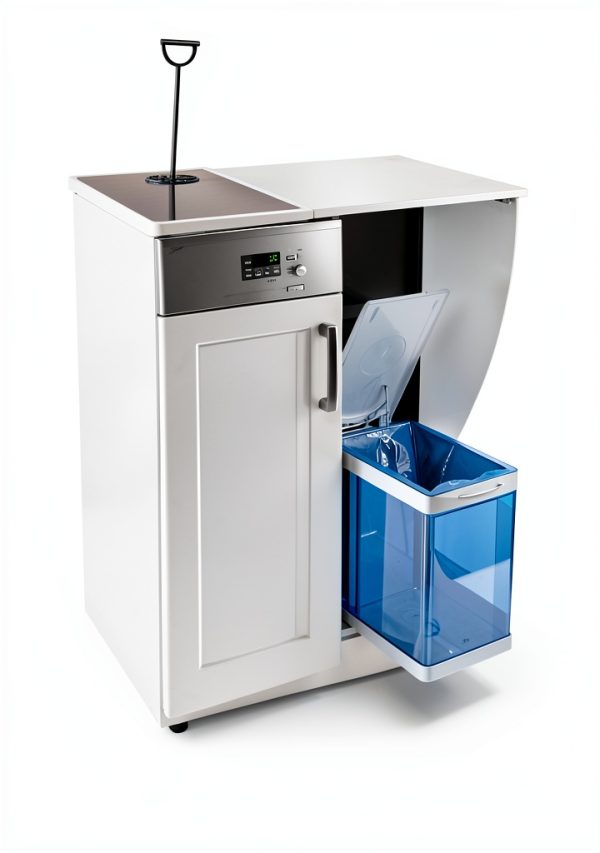 Trash Compactor by AMENER Metal Press for Kitchen & Outdoor Bins-6