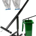 Manual Trash Compactor WICHEMI 120L-360L Wheelie Bin Adjustable Handle-0