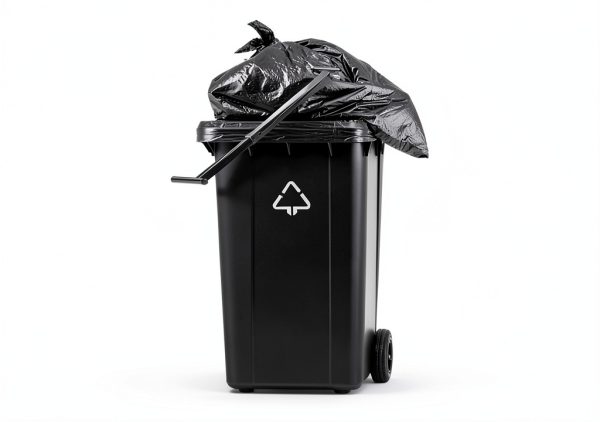 NEWTRY Manual Trash Compactor, 120L-240L Home Manual Garbage Compressor with Adjustable Handle Outdoor Wheelie Bin Rubbish Compactor for Kitchen, Garden, Restaurant, Office-1