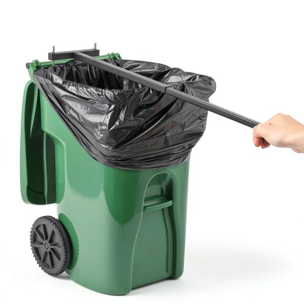 Manual Trash Compactor WICHEMI 120L-360L Wheelie Bin Adjustable Handle-6