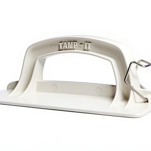 Hand Trash Compactor Tool TAMP-IT Heavy Duty White 10x6in-0