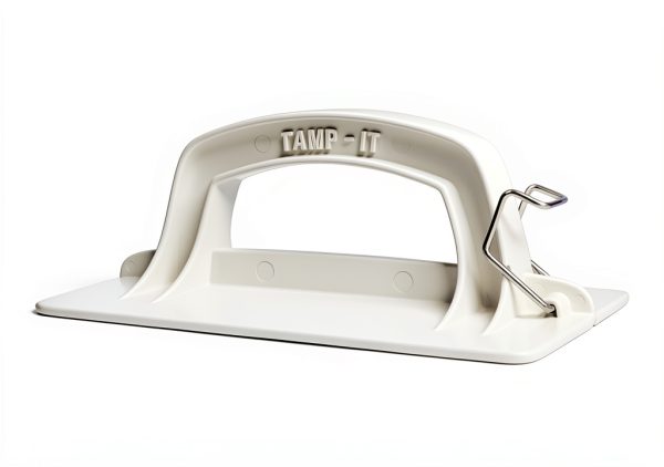 Hand Trash Compactor Tool TAMP-IT Heavy Duty White 10x6in-0