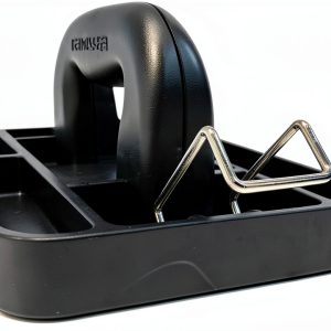 Manual Trash Compactor Waste Smasher Hand-Held Built-in Hook Black-0